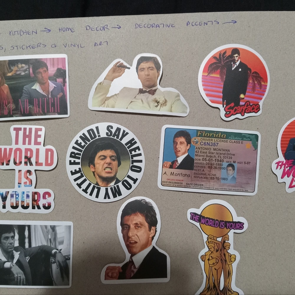 SCARFACE STICKERS